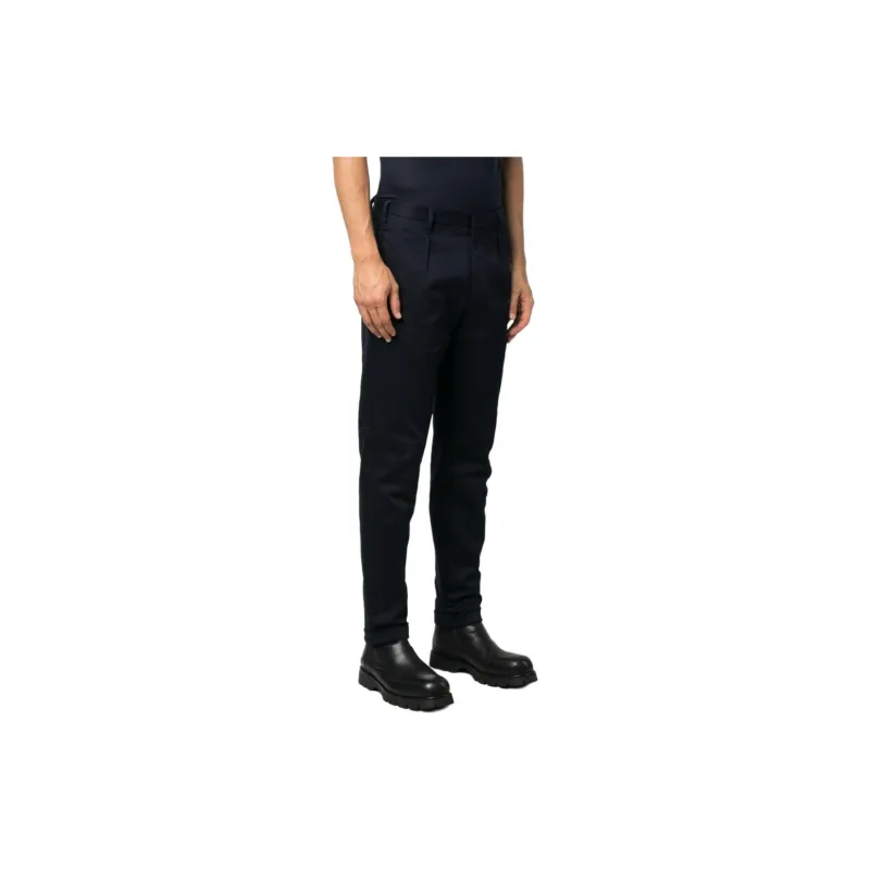 EMPORIO ARMANI Straight Leg Slim Cut Trousers-4