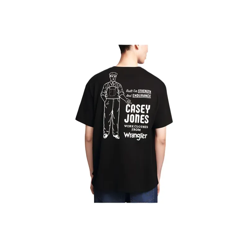 WRANGLER T-Shirts Men Black-3