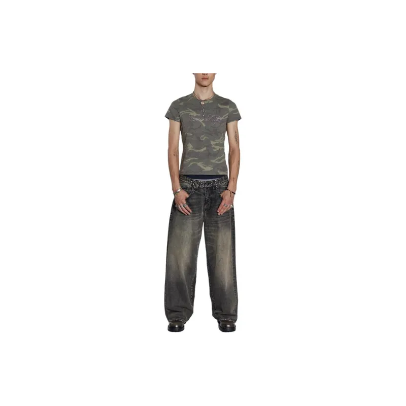 Jaded London T-Shirt Men's Army Green-1