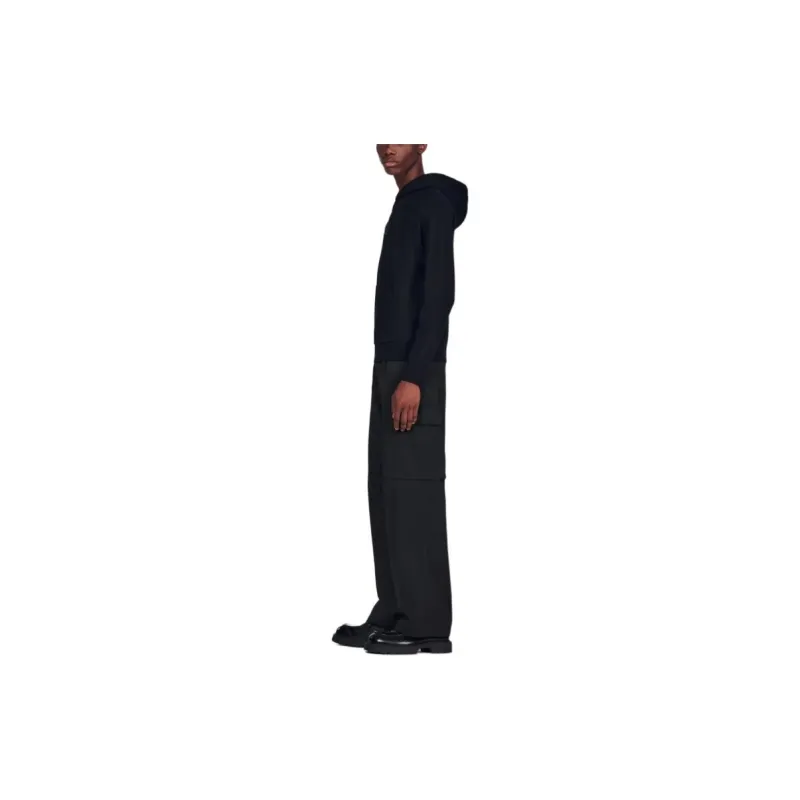 Sandro Sweatshirts Men Black-4