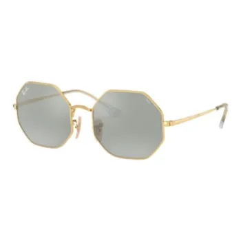 RayBan Subject To Official Website Irregular Shape Sunglasses Unisex Gold
