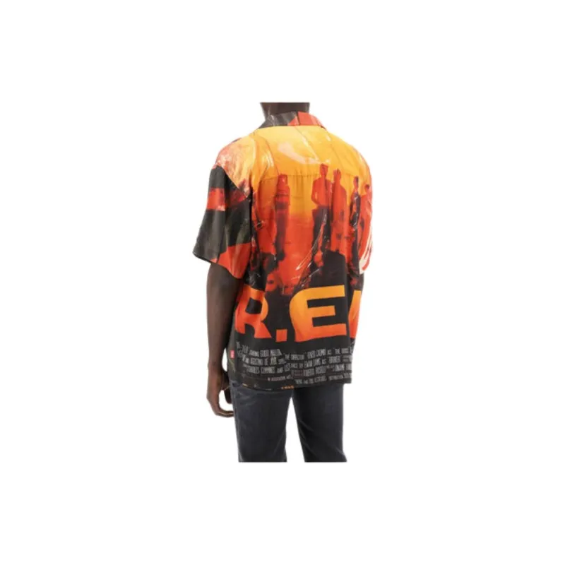 DIESEL S Hockney Poster Loose Fit Shirt-2