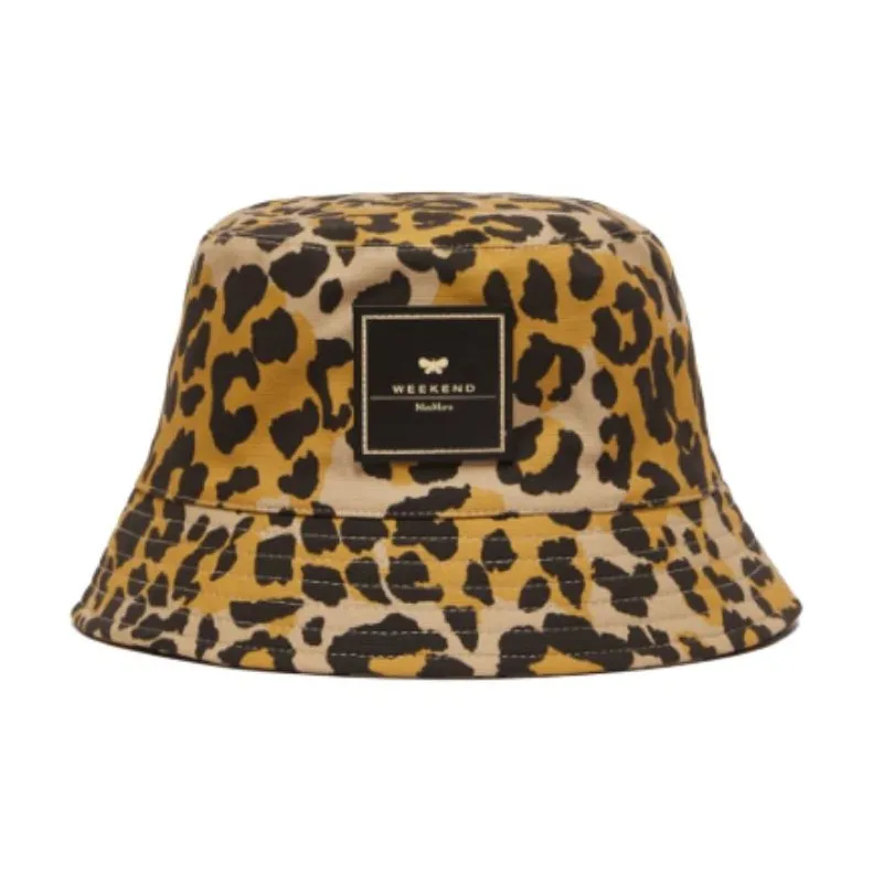 WEEKEND MaxMara Cotton Bucket Hats Women's Yellow-0