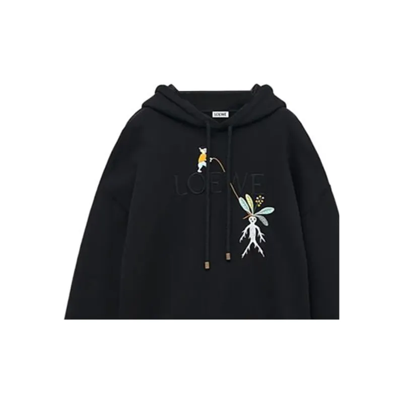 LOEWE Sweatshirts Men Black-4