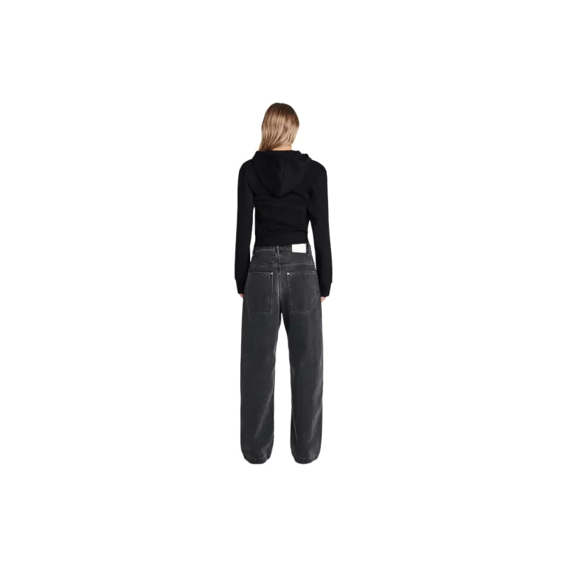DION LEE SS24 WORKWEAR CORSET HOODIE Sweatshirt Unisex Black-2