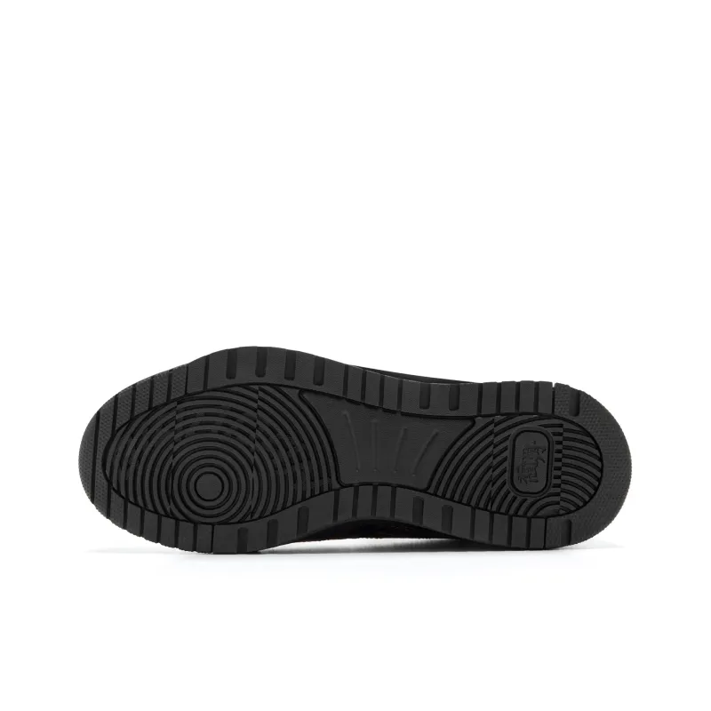 QIAODAN Legend Vintage Basketball Shoes Men Low Top Black-4