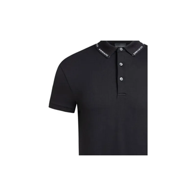 EMPORIO ARMANI Polo Shirt Men's Navy Blue-4