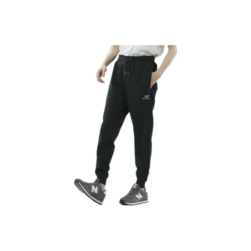 New Balance Knitted Sweatpants Men Black-4