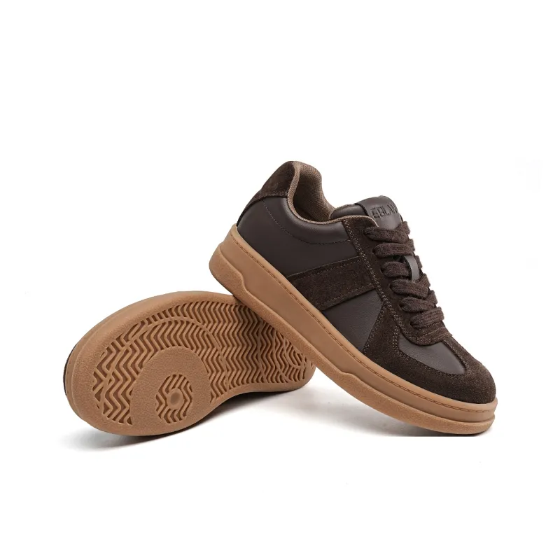 EBLAN Skateboard Shoes Women's Coffee-2