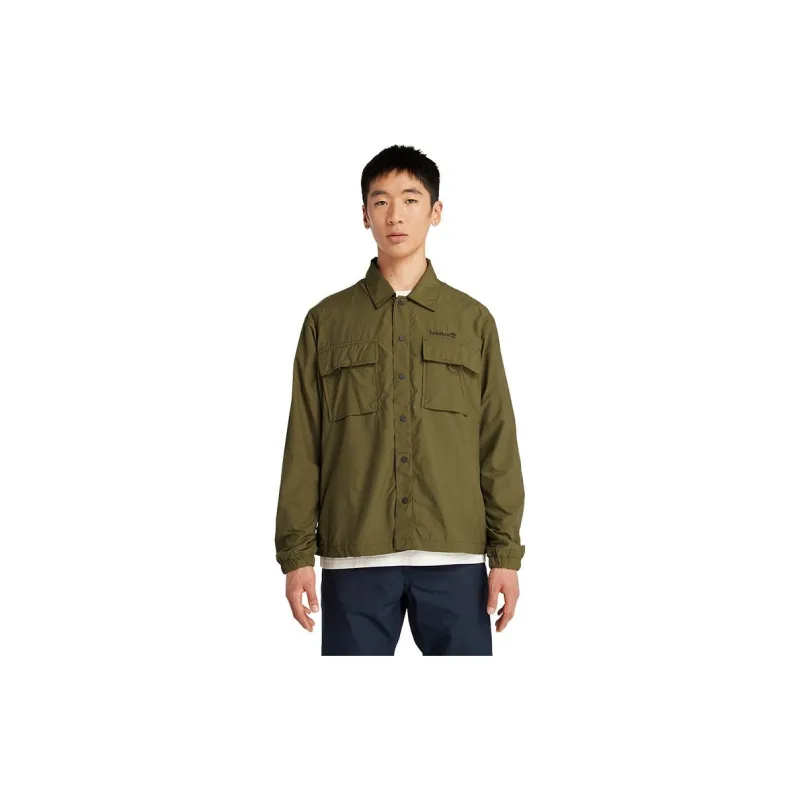 Timberland Shirt Men's Dark Olive Green-2