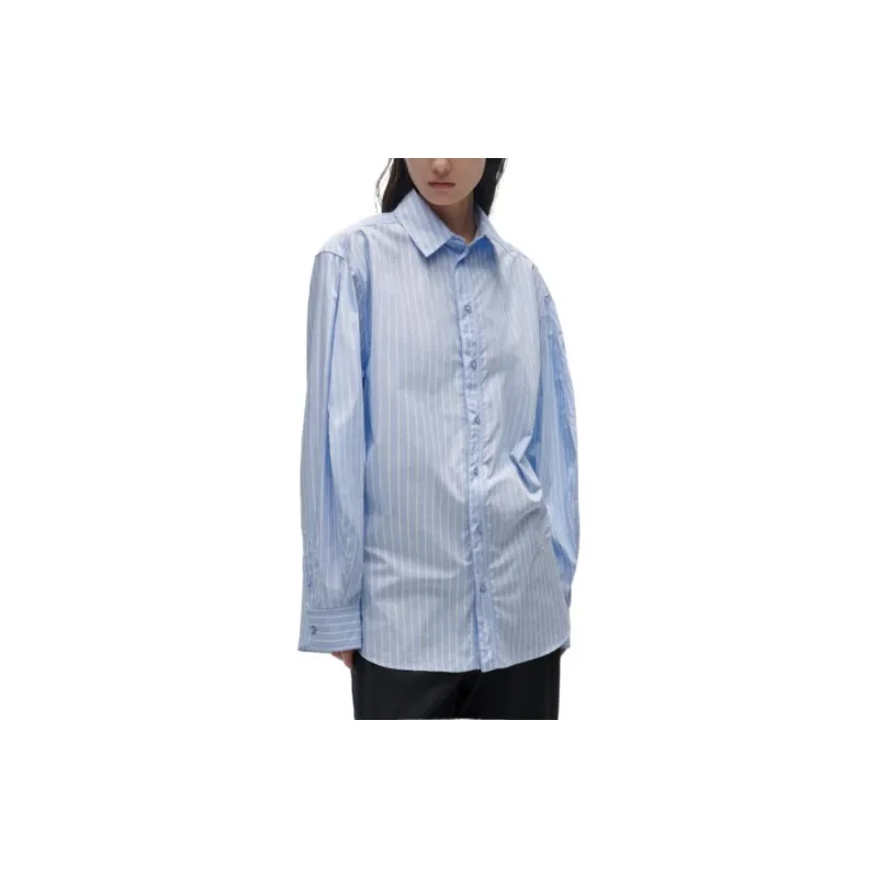 Zara X ADER ERROR ADER ERROR X Zara Shirts Unisex Blue-3