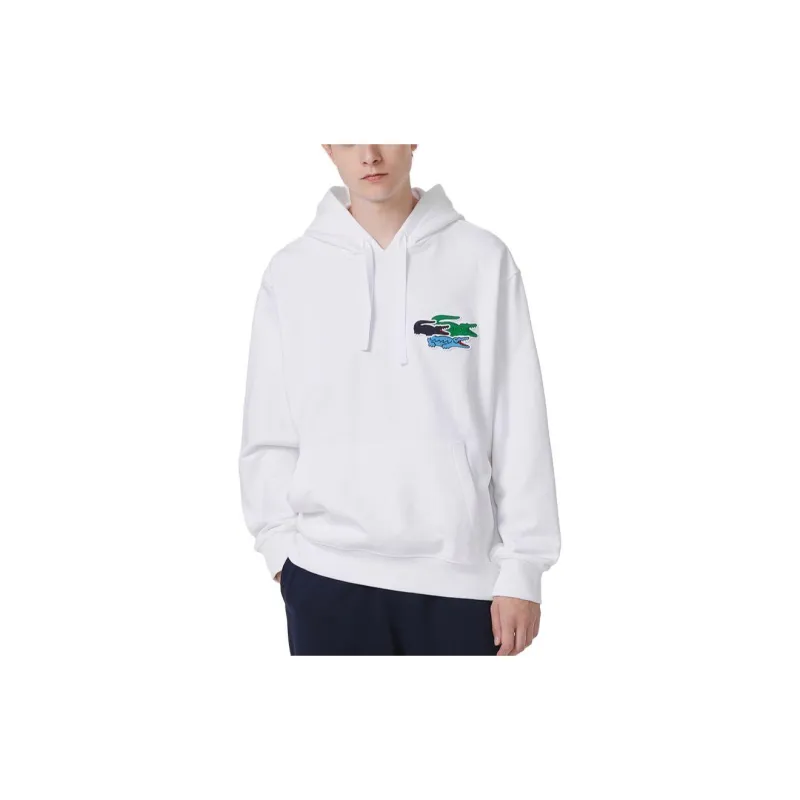 LACOSTE Sweatshirts Men White-1