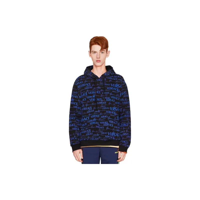 VERSACE Sweatshirts Men Blue-2