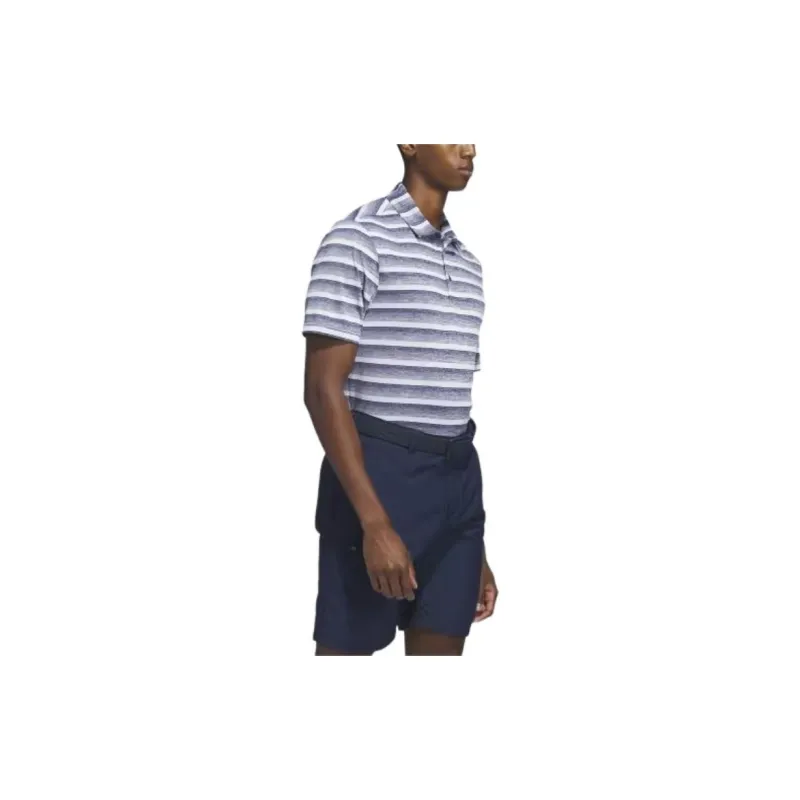Adidas Free Shipping With AdiClub Two Color Striped Polo Shirt-3