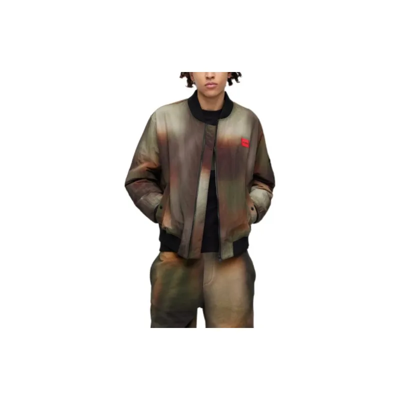 HUGO BOSS Byler Logo patch Bomber Jacket-2