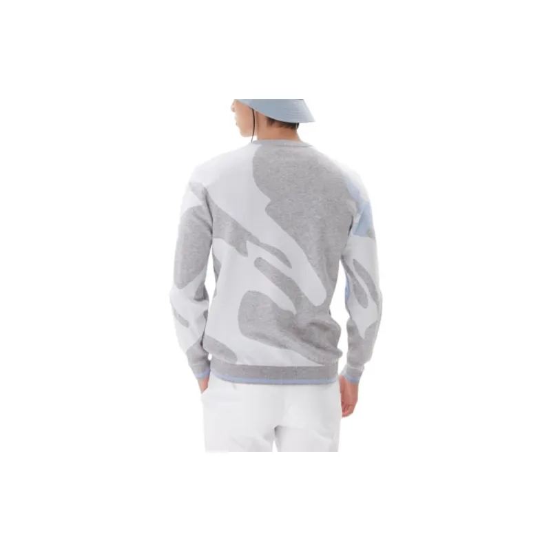DESCENTE Sweater Men's Light Gray-5