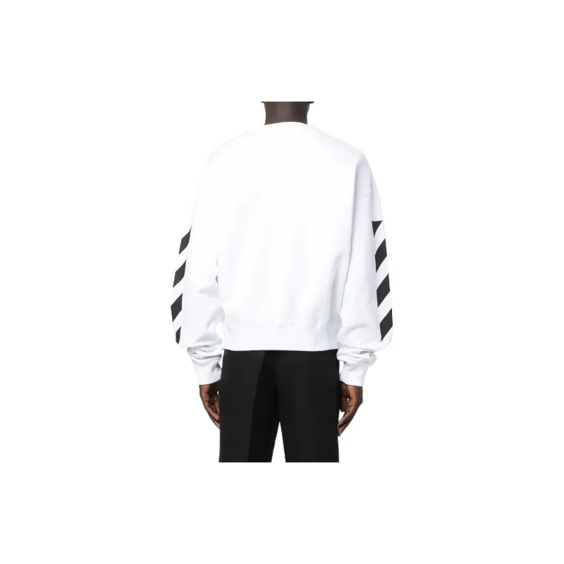 OFF WHITE Sweatshirts Men White-3