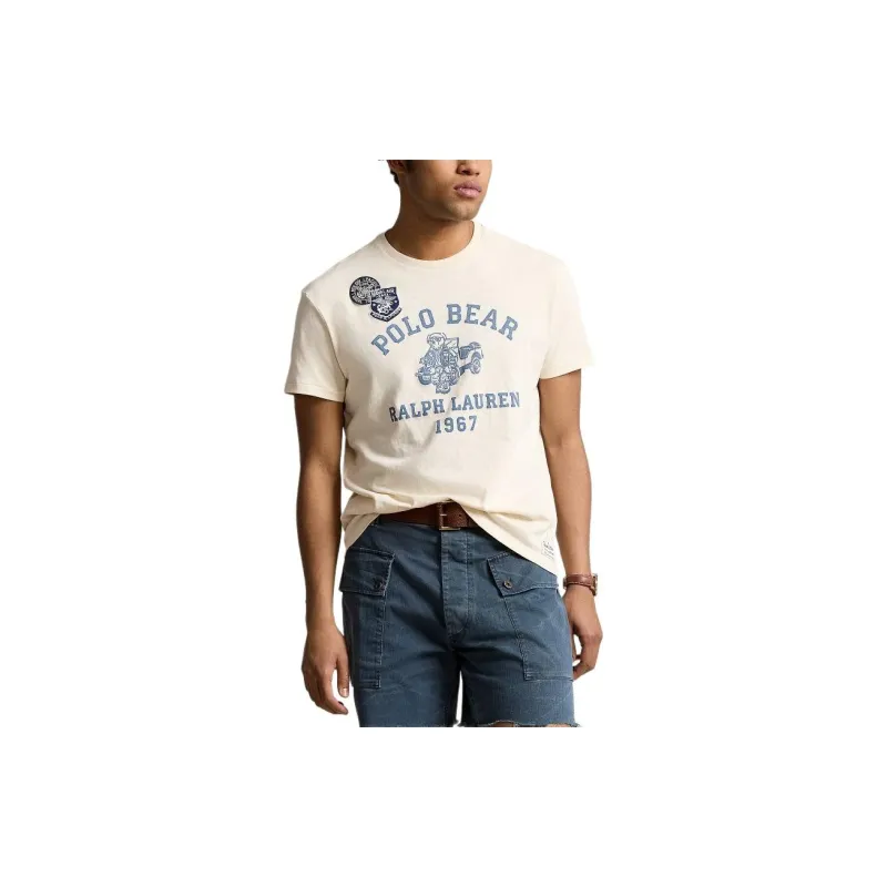 Polo Ralph Lauren SS24 T Shirt Men's Washable White-2