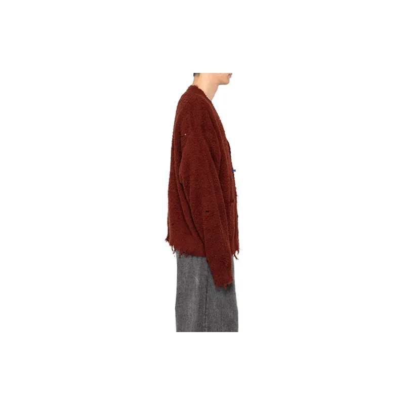 Maison Mihara Yasuhiro Knitwear Men Red Brown-5