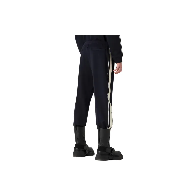 EMPORIO ARMANI Striped Detail Drawstring Track Pants-2