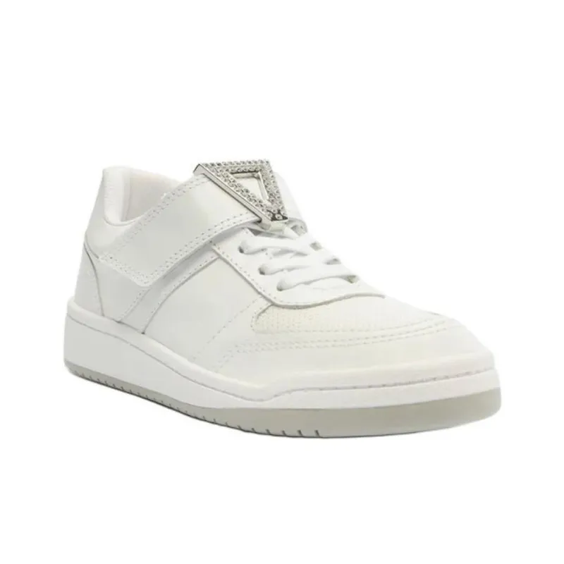 Schutz Low-Top Skateboard Shoes Women's White-2