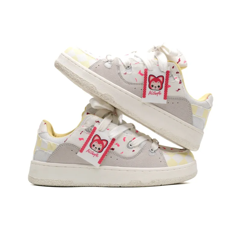 ALI THE FOX Abrasion Resistant Balance Lightweight Low Top Skateboard Shoes Unisex-8