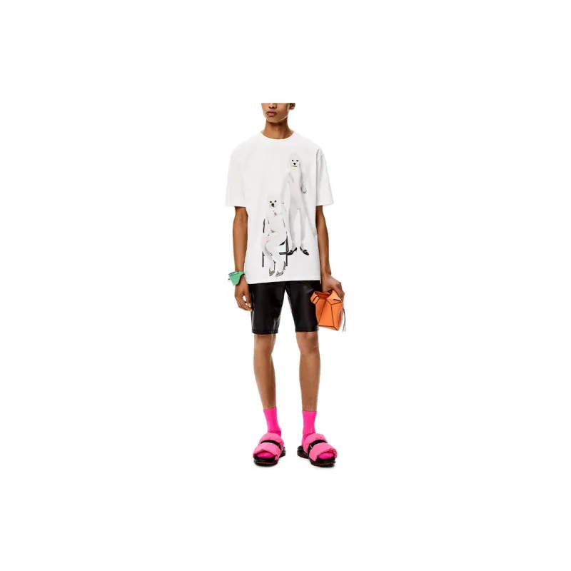 LOEWE Twin Dog T Shirt-1