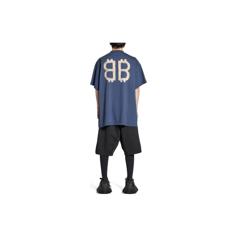 Balenciaga Logo Printed T Shirt-3