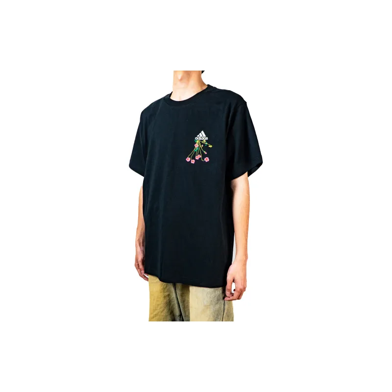 Adidas Classic Logo T Shirts 'Black'-4