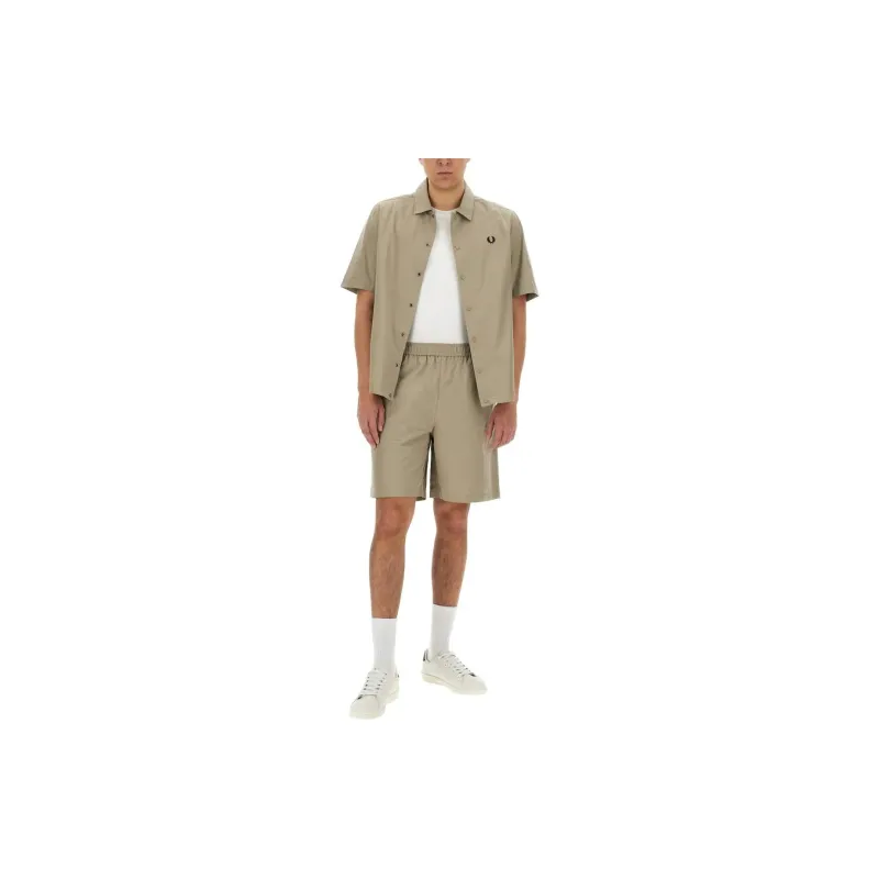 FRED PERRY Casual Shorts Men's Beige-3