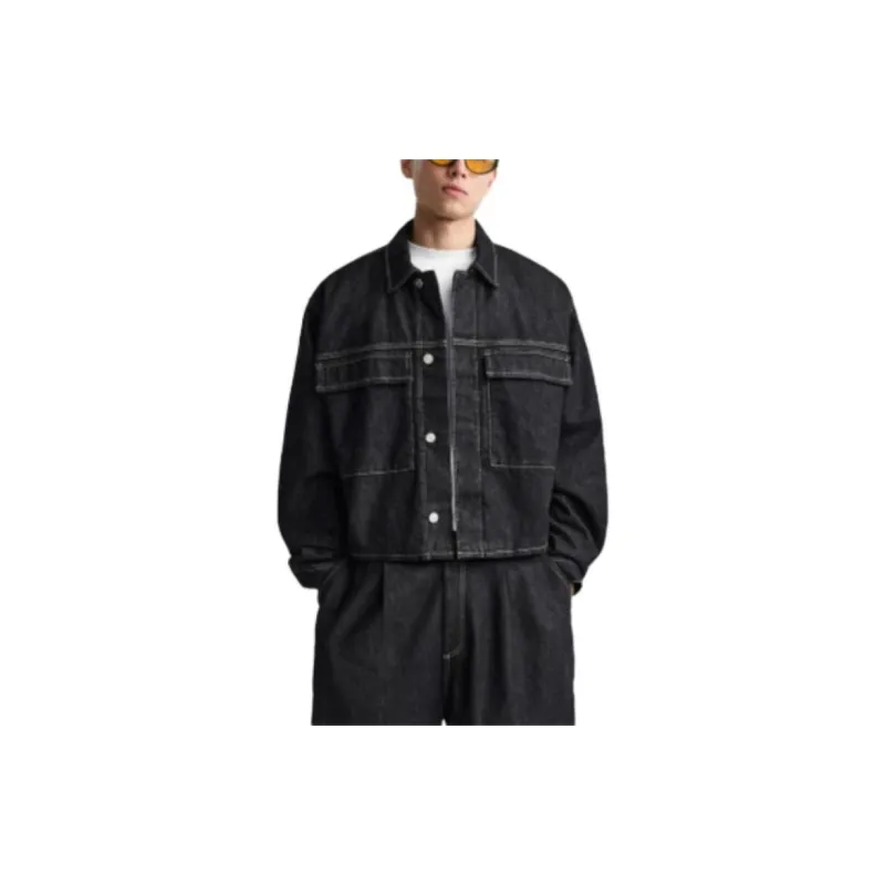 ZARA Denim Jackets Men Blue-3