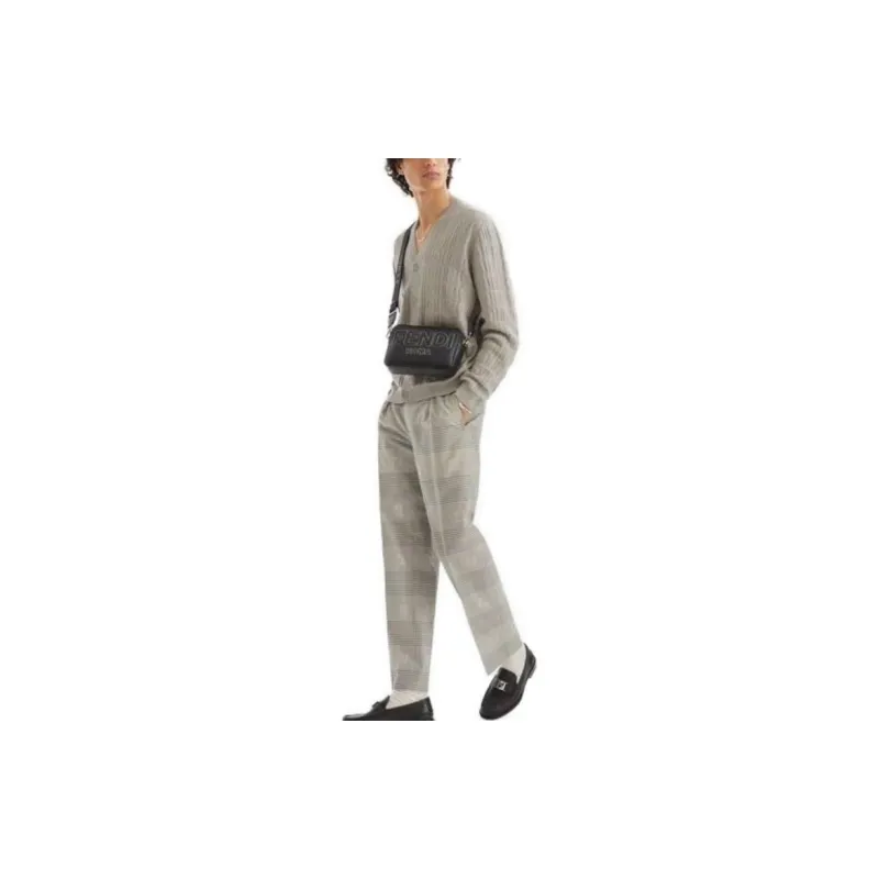 FENDI By Marc Jacobs Prince Of Whales Check Trousers-2