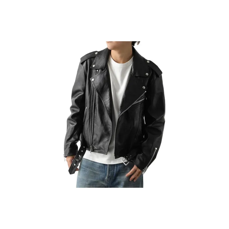 CELINE Biker Leather Jacket-4
