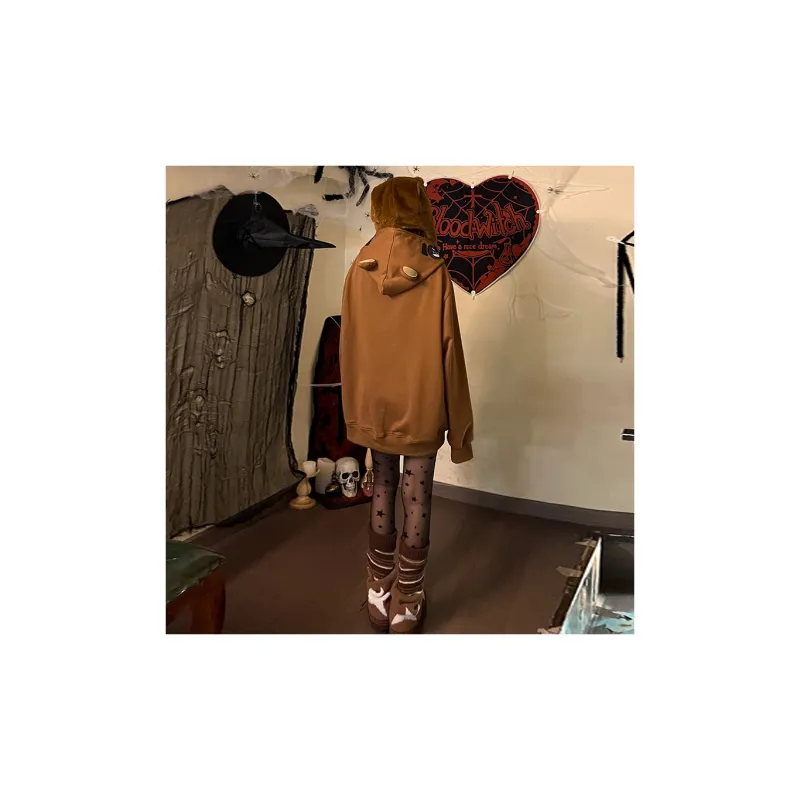 KAKAZZY Sweatshirt Unisex Brown-11