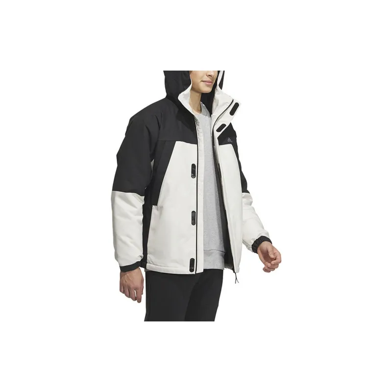 Adidas Down Jacket Men's Black White-2