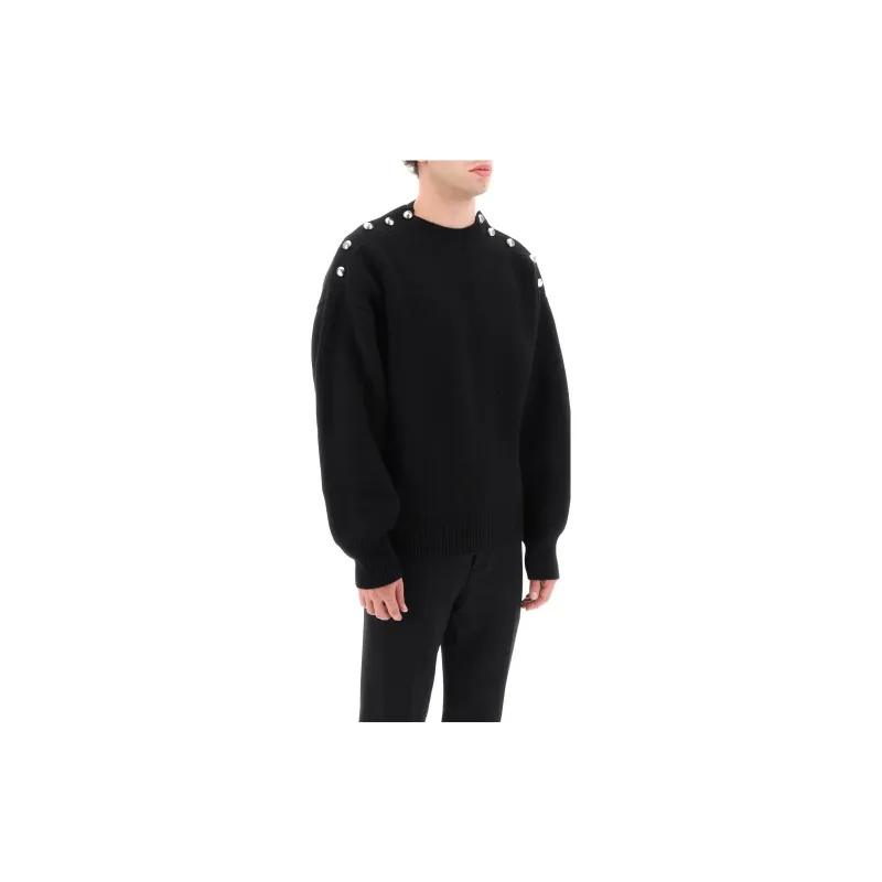 Ferragamo Button Detailed Knitted Sweater-3