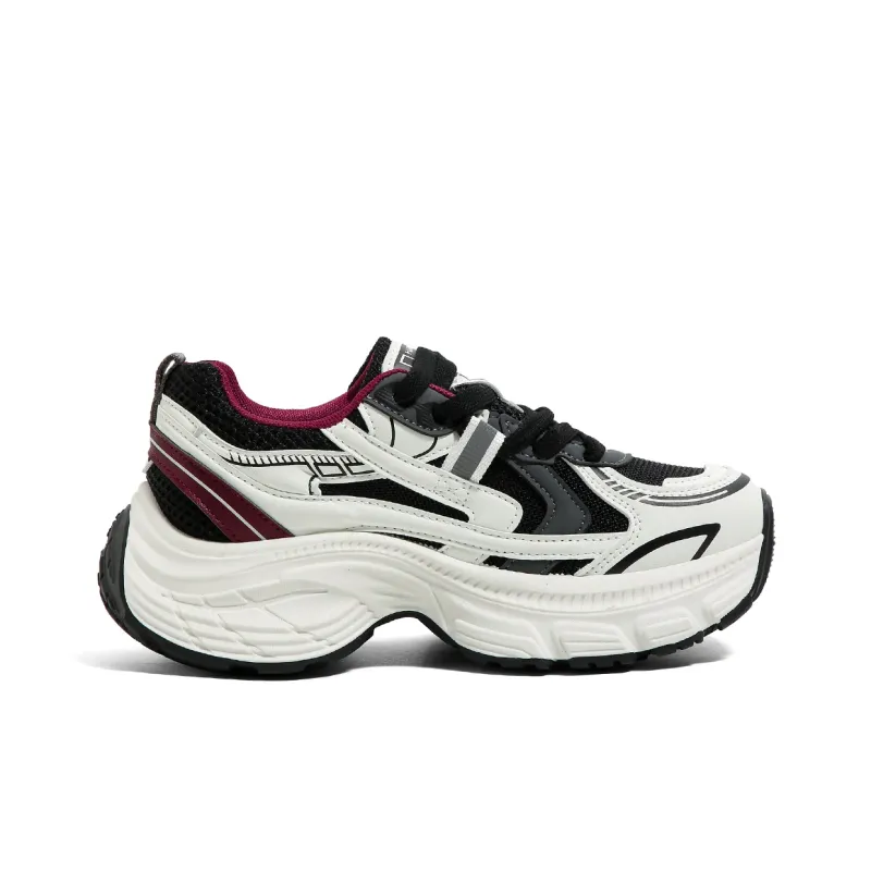 HUANQIU Durable Breathable Low-Top Chunky Sneakers Women's-6