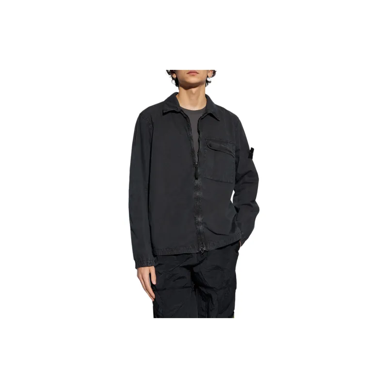 STONE ISLAND SS24 Jackets Coats Men's Charcoal Gray-3