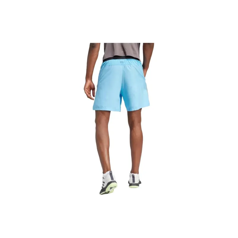 Adidas Gym+ Training Woven Shorts Sports Shorts Men's Blue-2