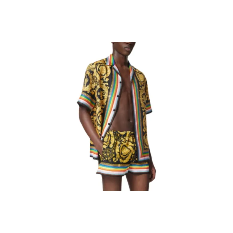 VERSACE Swimming Shorts Men's Yellow-2