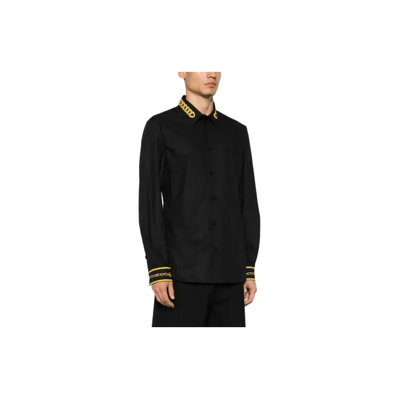 VERSACE JEANS COUTURE Shirt Men's Black-3