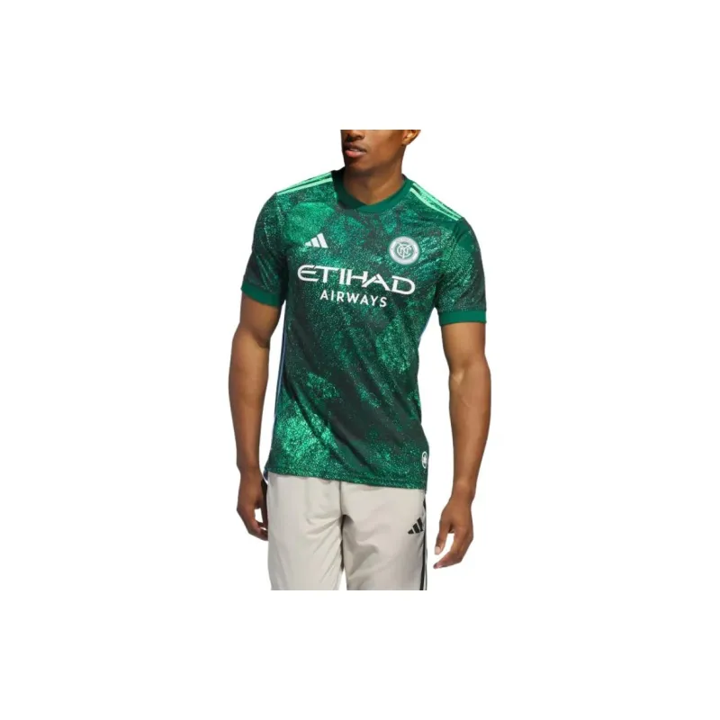 Adidas New York City FC T-Shirts Men Green-2