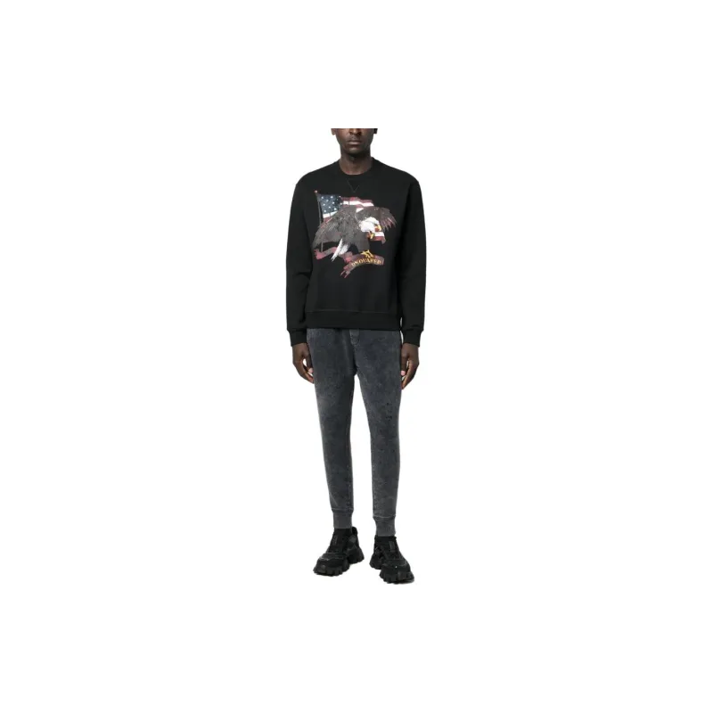 DSQUARED 2 Graphic Printed Crewneck Sweatshirt-2