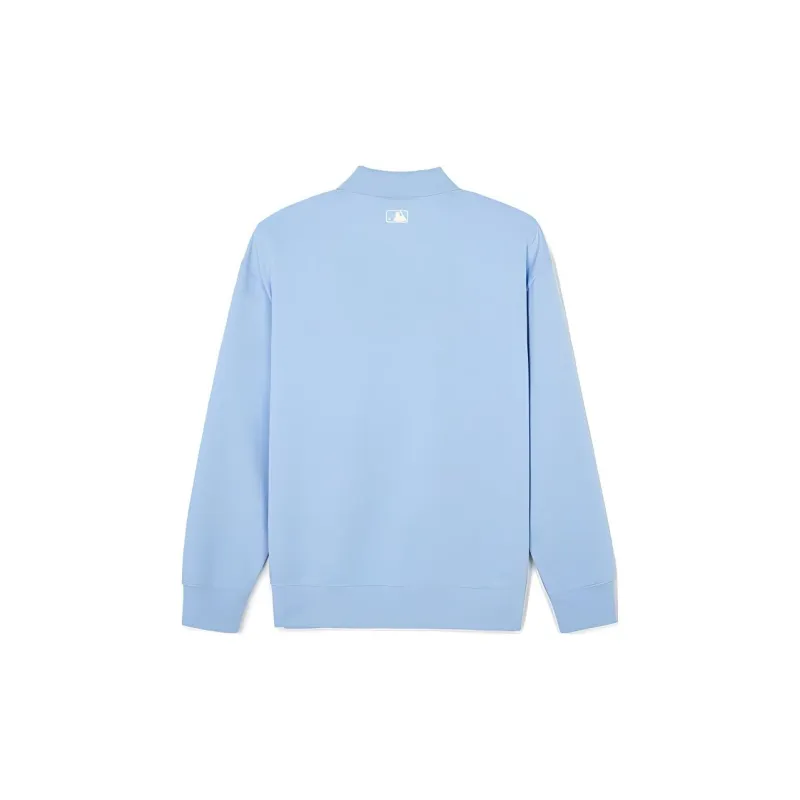MLB Los Angeles Dodgers Varsity Sweatshirt Unisex Sky Blue-1