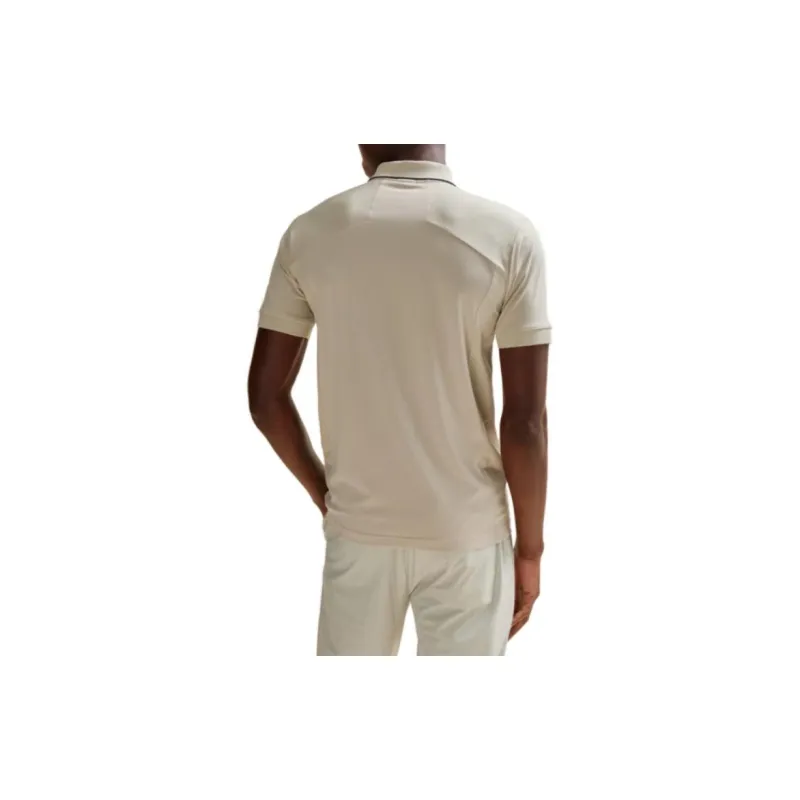 HUGO BOSS Zip Placket Stretch Slim Fit Polo Shirt-1