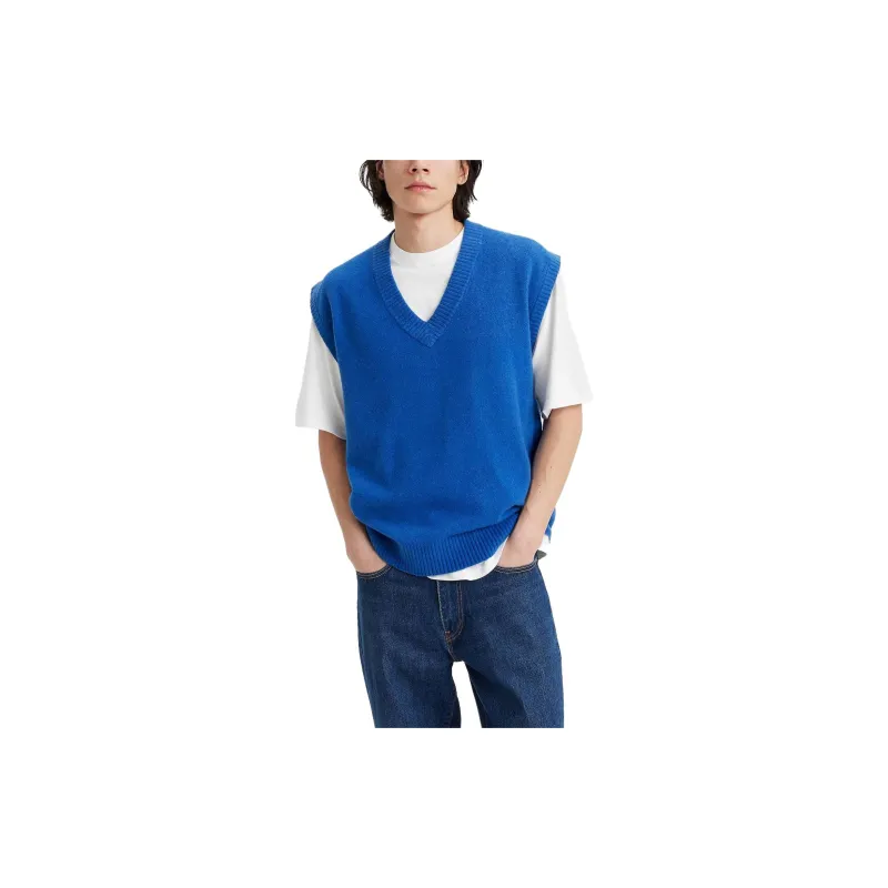 Levis Tank Tops Men Blue-2