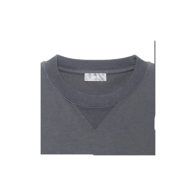 DIOR T Shirts Men Gray-3