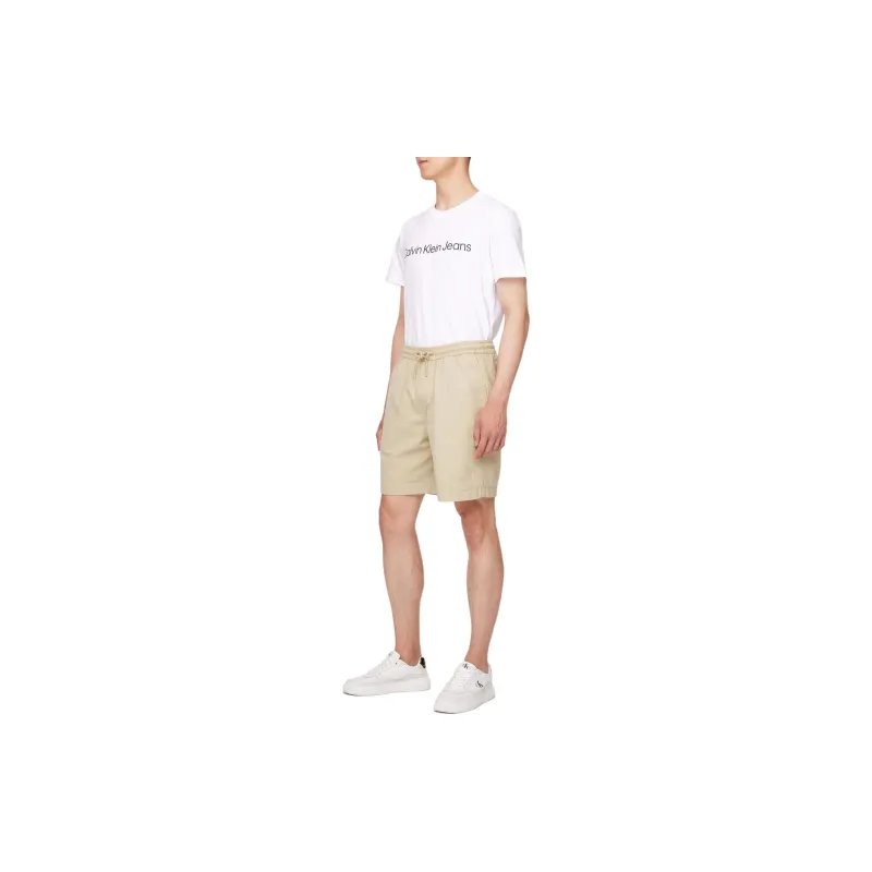 CALVIN KLEIN Casual Shorts Men's Beige-3