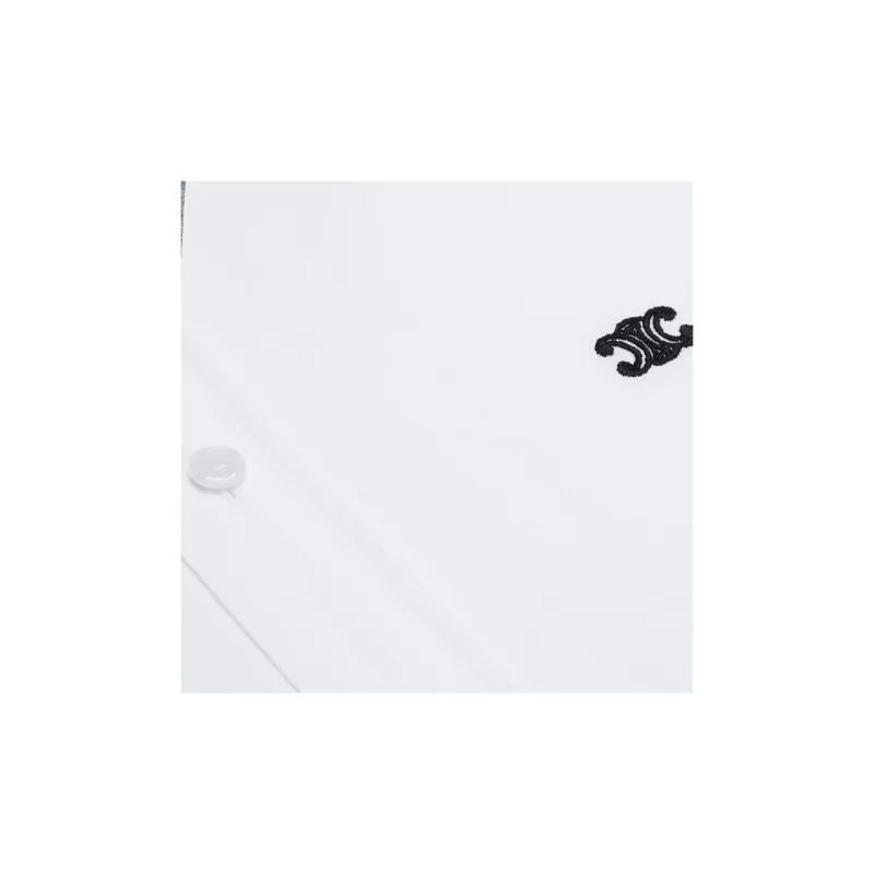 CELINE Loose Shirt In Cotton Poplin-2