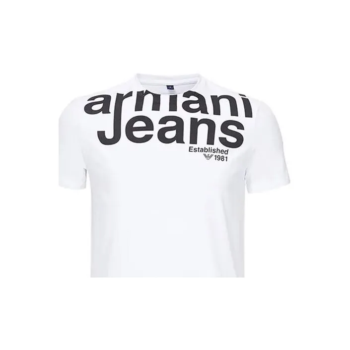 ARMANI JEANS T Shirts Men White-3